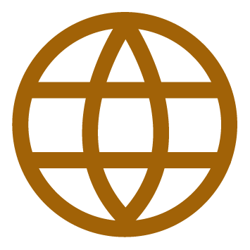 An icon of the world wide web logo